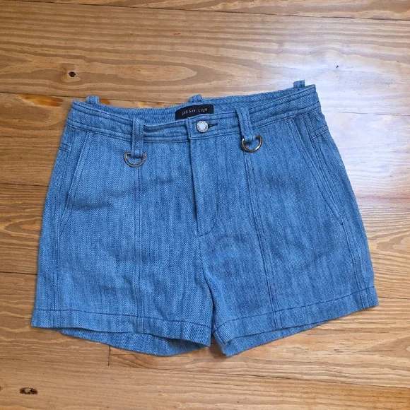 Jessie Liu Classic Blue Jean Shorts Size Small