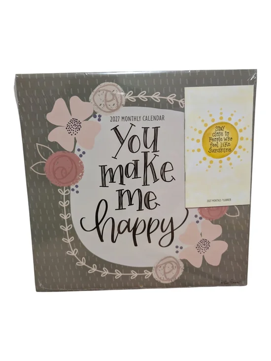 You Make Me Happy 2027 Monthly Calendar /Planner Set