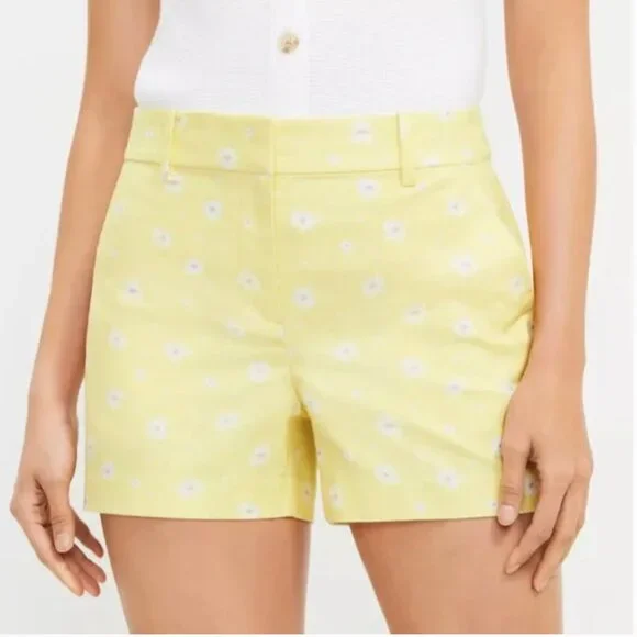 🌼✨Ann Taylor‎ Loft Riviera Shorts – Daisy Print (NEW WITH TAG) 🌼✨