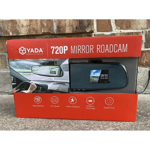 YADA 720p MIRROR ROADMAP 2.4' SCREEN 120DEGREE ANGLE MOTION DETECTION