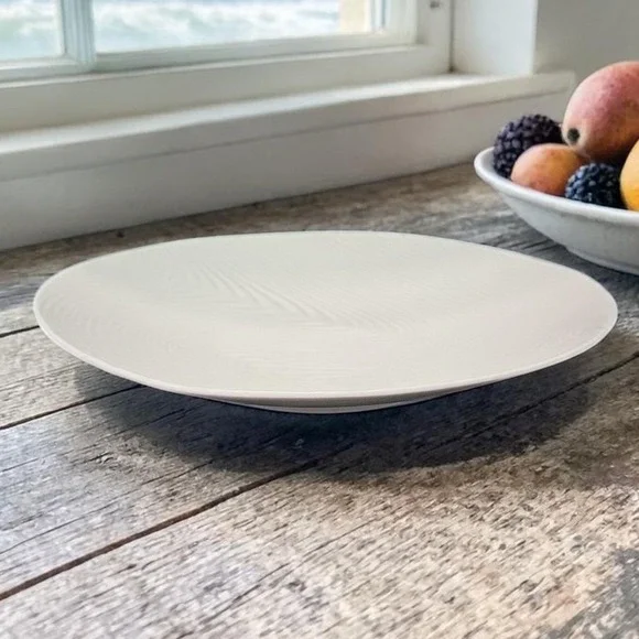 Pier 1 Imports Tropical Wave Serving‎ Platter, Vintage Footed Dish, Centerpiece