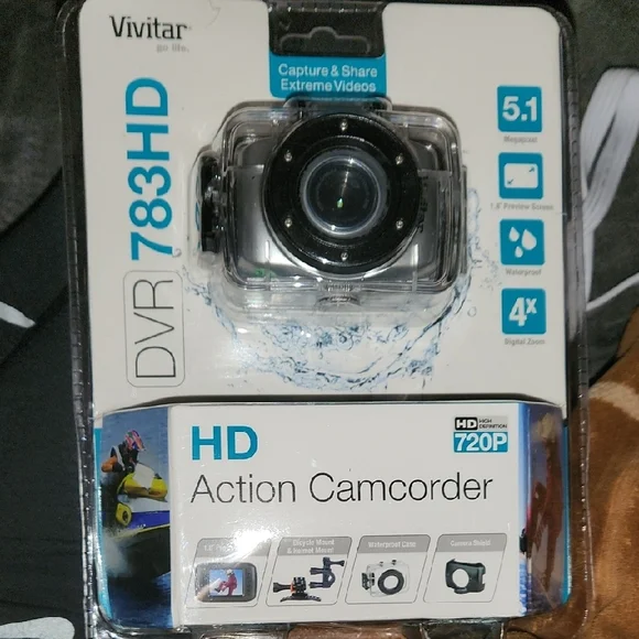 DVR 783HD Black Action Camcorder