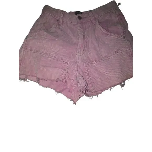 BDG High-rise Size 25 Pink Jean Shorts