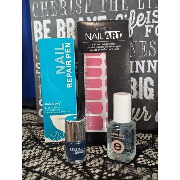 5/25 Nail Bundle - Avon Strips / Essie Glaze / Ulta Polish