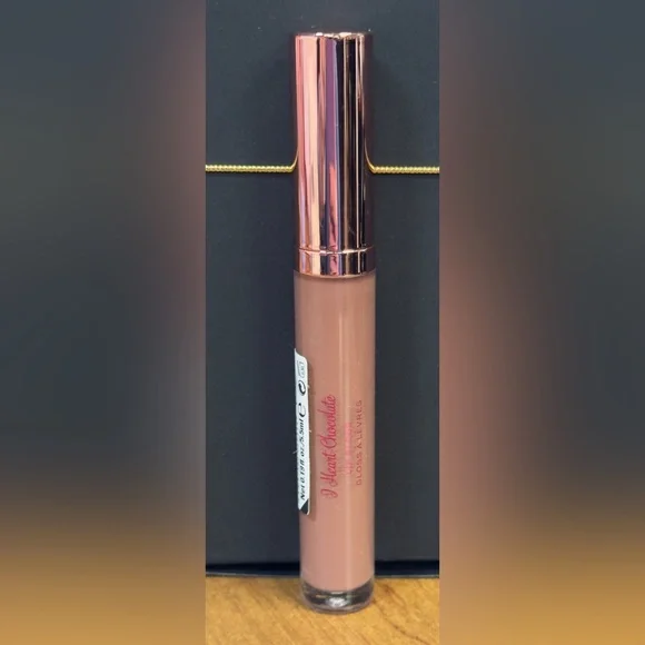 Revolution Lip Gloss I Heart Chocolate‎ Mocha Color New