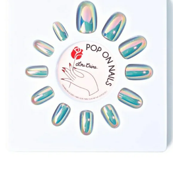 STORM Lime Crime DISCONTONUED Pop On Nails NWT