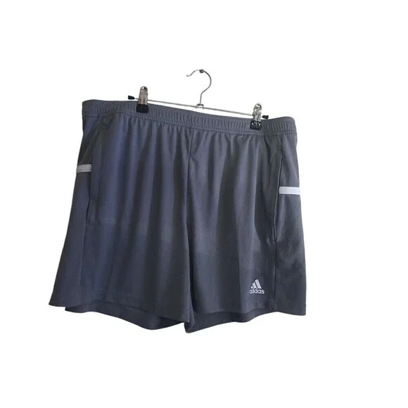 Adidas Athletic Shorts Women's Size XL Gray Aeroready Show Running