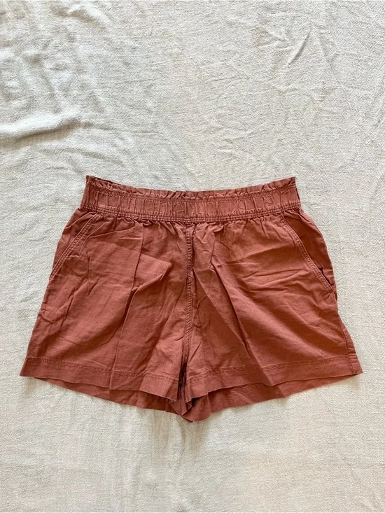 H&M Linen High Waisted Shorts