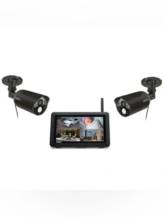 NIB Uniden Guardian UDR744 Wireless Surveillance System 2 indoor/outdoor cameras