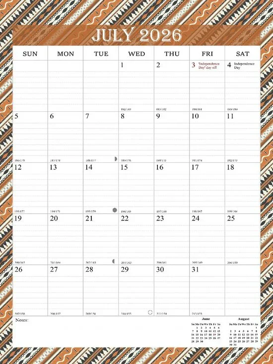 2026-2027 Wall Calendar Spiral-bound Twin-Wire Binding - 18 Months 8.5