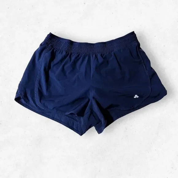 Women’s Tek Gear Workout Gear Athletic Shorts Size XL Navy Blue Elastic Waist‎