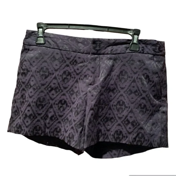 Banana Republic Factory Ikat Jacquard Shorts in Navy Size 8