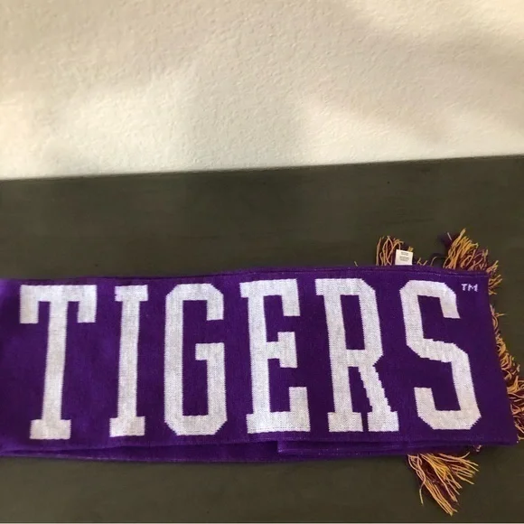 LSU Tigers Scarf Purple Reversible Winter Louisiana State University Football