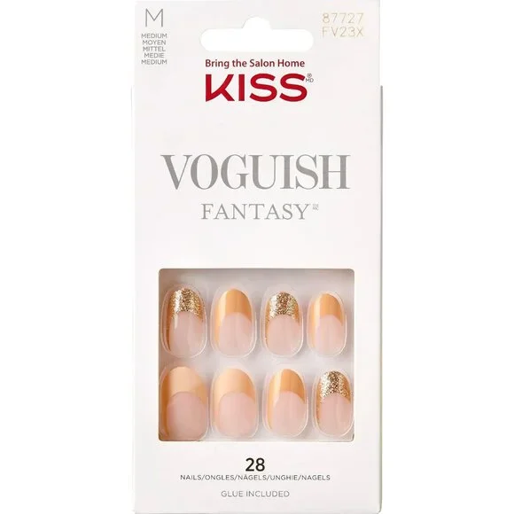 KISS Voguish Fantasy Medium Length Nails - Palm Trees