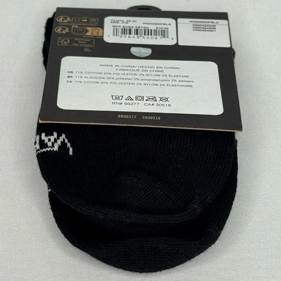 Vans Girls Black ruffle Socks