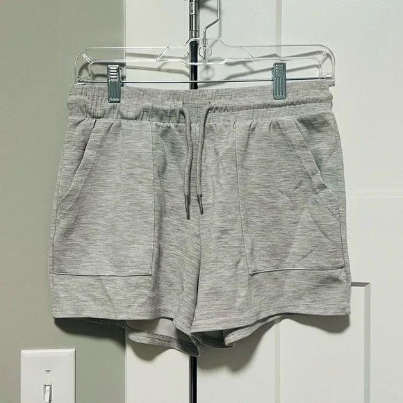 Women's Light Gray Athletic Shorts