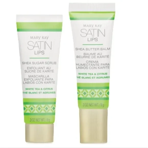 MARY KAY WHITE TEA & CITRUS SATIN LIPS SET - NEW!