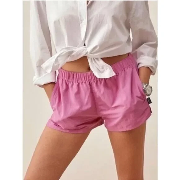 Patagonia Barely Baggies Short Marble Pink Womens XL