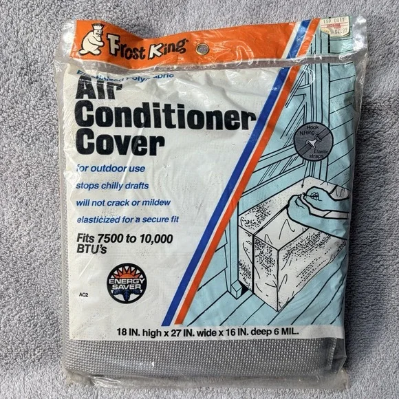 Frost King AC2 Outside Window Air Conditioner Cover, 27x18x16 Inches, 6 MIL Gray