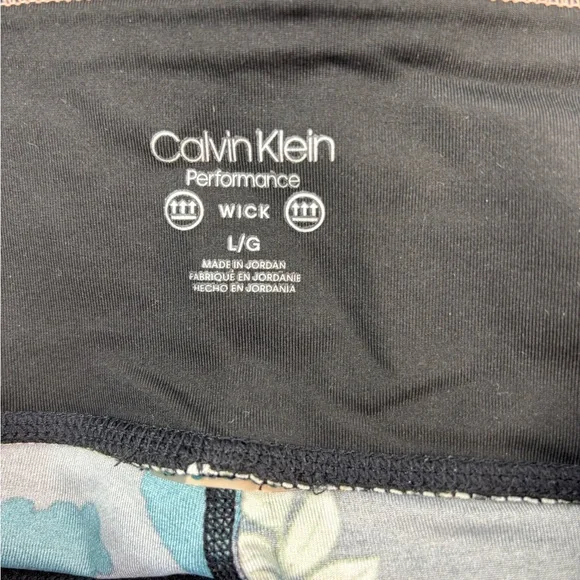 Calvin Klein Performance L Athletic Aloha Hawaiian Floral Shorts