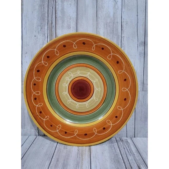 Pier 1 Etrusco  Charger Plate Made In Italy 11 3/8