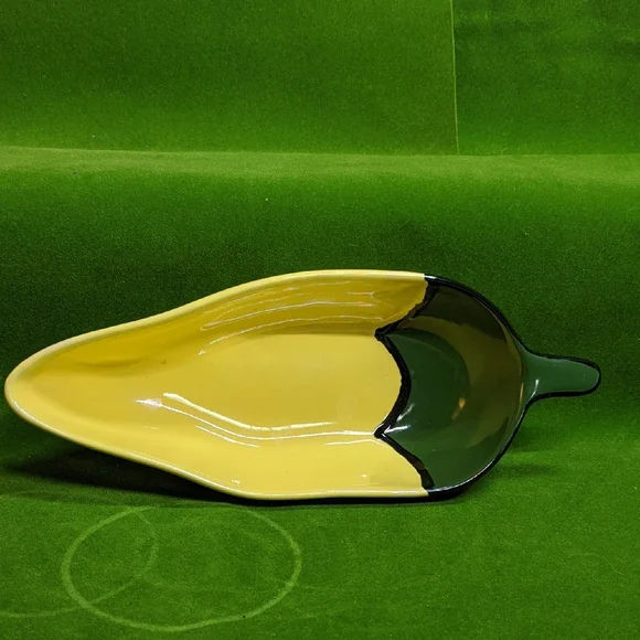 Pier 1 Salsa Serving Dish In Shape Of A Pepper, EUC