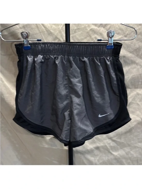 Nike Women's Black and Gray Athletic Shorts