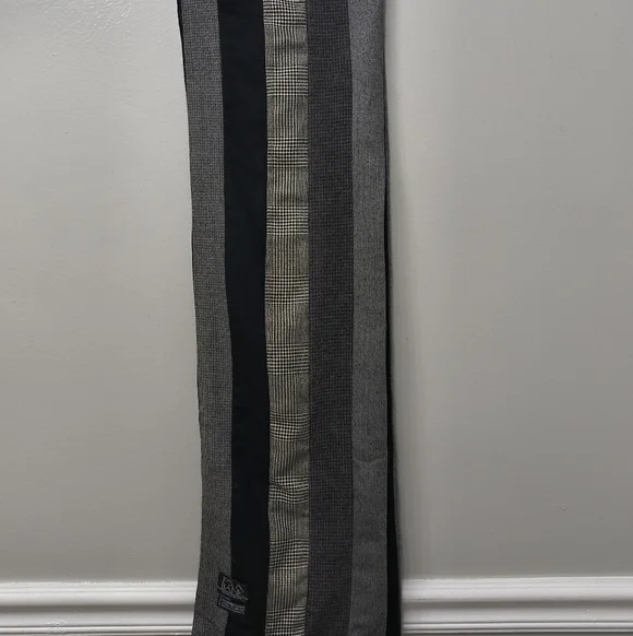 Jos. A.Bank Unisex Striped Scarf Cashmere Blend Winter Outdoor Minimalist Casual
