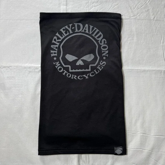 Harley-Davidson Willie G Skull Neck Gaiter Face Mask Black 97125-22VX Mens Large