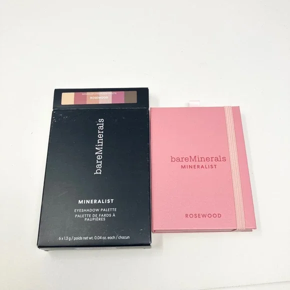 BareMinerals Mineralist Eyeshadow Palette‎ Pigmented Blendable Vegan Rosewood