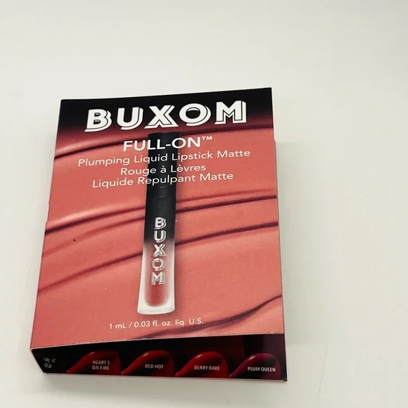 NWT Buxom Full-On Plumping Liquid Lipstick Matte in Dolly Diva Mini 0.03 oz/1ml