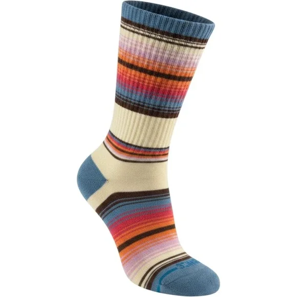 Stance Kids Wade Collection Casual Crew Socks Off White Striped L Y:3-5.5 NEW