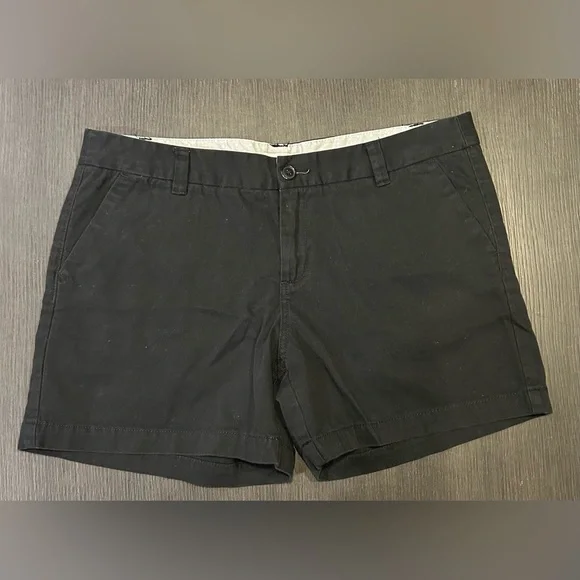 Merona Women’s Black 100% Cotton Chino Shorts Size‎ 12