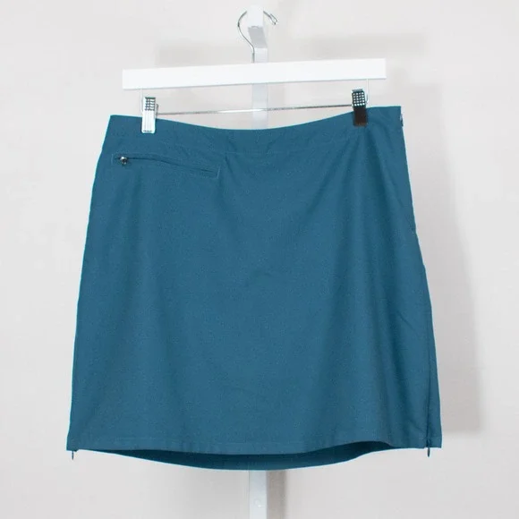 Patagonia‎ Teal Polyester Skort Women's Size 8 Athletic Golf Tennis Activewear