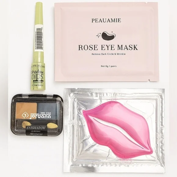Self-Care & Beauty Bundle Peauamie Jordana Shadow Dips Collagen Mask (Sealed)