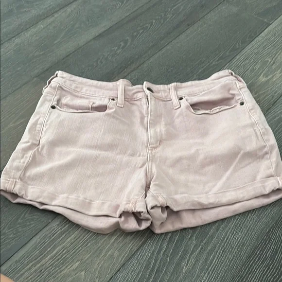 Women's Pink Denim Shorts ws2