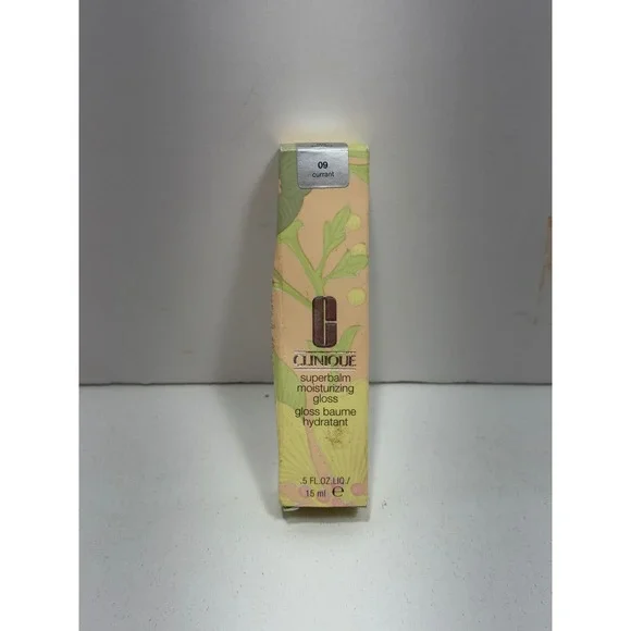 Clinique Superbalm Moisturizing Gloss 09 Currant 0.5oz 15ml‎ New in Box RARE!!