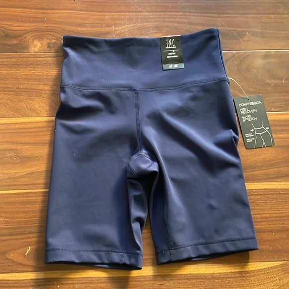 I.N.C High Rise Compression 7” Bike Shorts size XS
