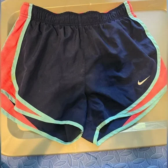 Nike Women's Dri-fit Tempo Shorts Size Small Blue And Pink
