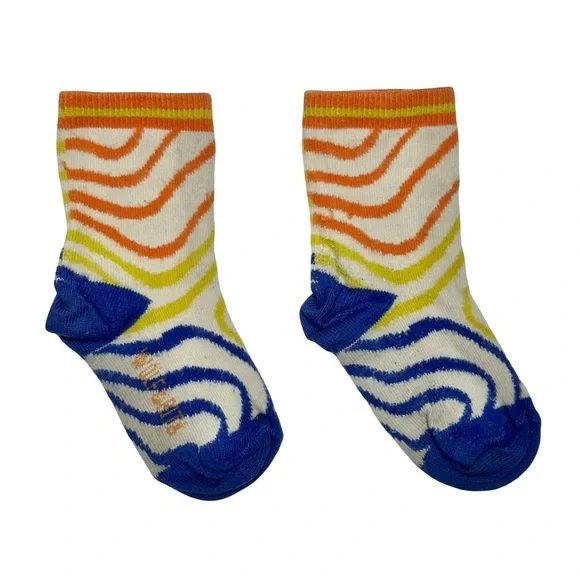 Wolf & Rita‎ Multi Sound Waves Socks