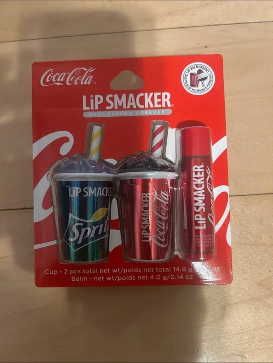 Lip Smacker Coca-Cola & Sprite Cup Lip Balm Set - Red
