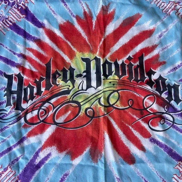 Harley Davidson Vintage Tye Dye Bandana