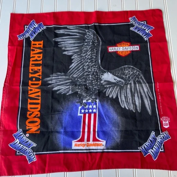 Harley Davidson Vintage Eagle Bandana Made in the USA