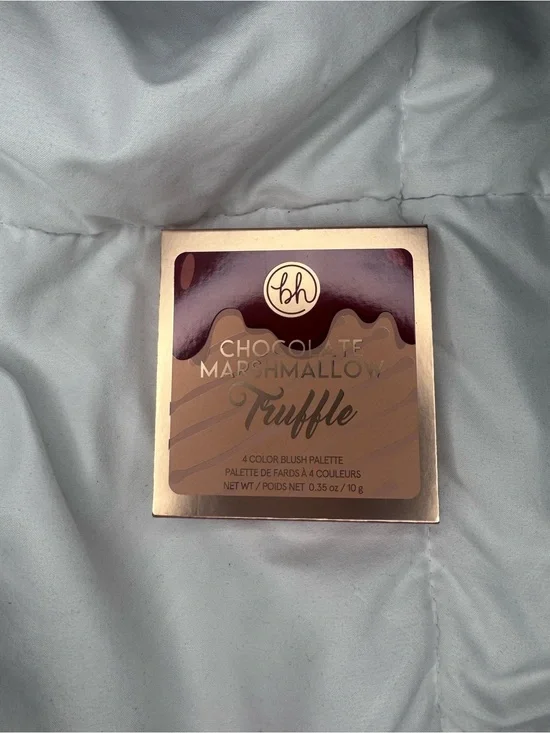 Cosmetics Chocolate Marshmallow Truffle 4-Color Blush Palette - Brown