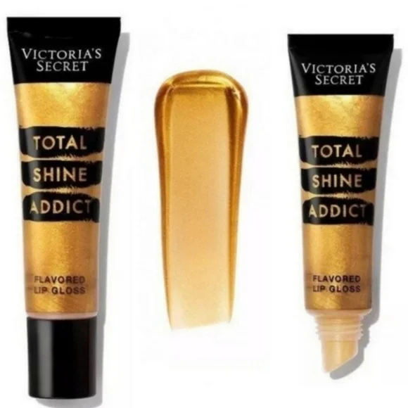 🆕️🌟Victoria's Secret TOTAL SHINE ADDICT GOLD CRUSH Lipgloss