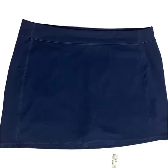 Lands' End Navy Skort Size XL