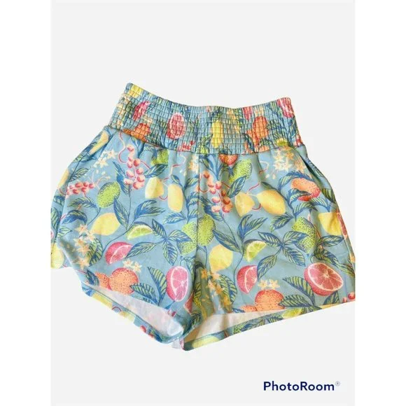 WILDFOX Ali Lounge Shorts Citrus Cocktail Size Small Soft NEW with TAGS