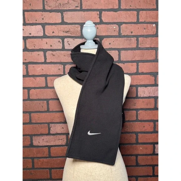 Nike Embroidered‎ Logo Wrap Scarf Black Unisex Casual Outdoor Vintage Y2K