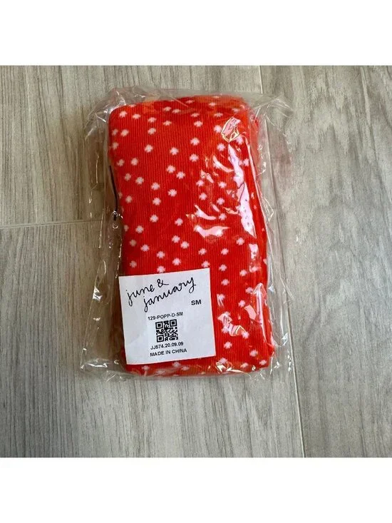 June & January Poppy Dot Tights