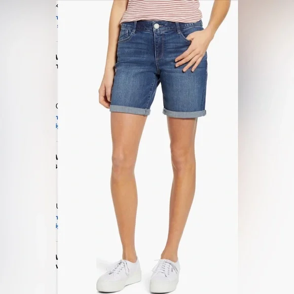 Wit &‎ Wisdom Ab Solution Denim Jean Shorts womens Size 4 NWT